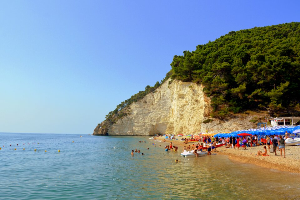 Sand rock umbrellas