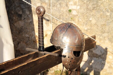 Medieval fair wariror sword