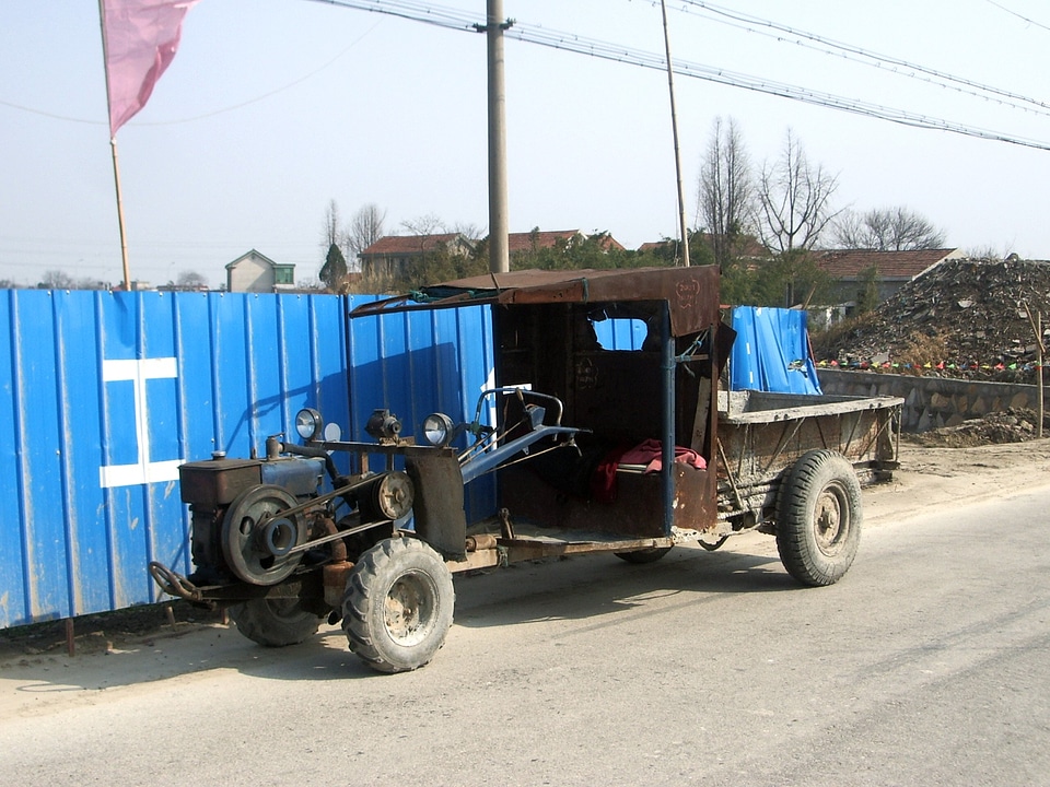 Tractor vehicle farm