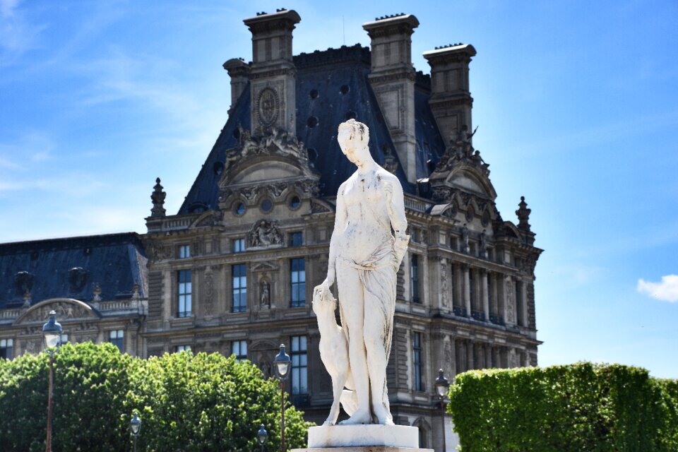 Marble statue art museum
