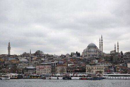 Galata bridge water