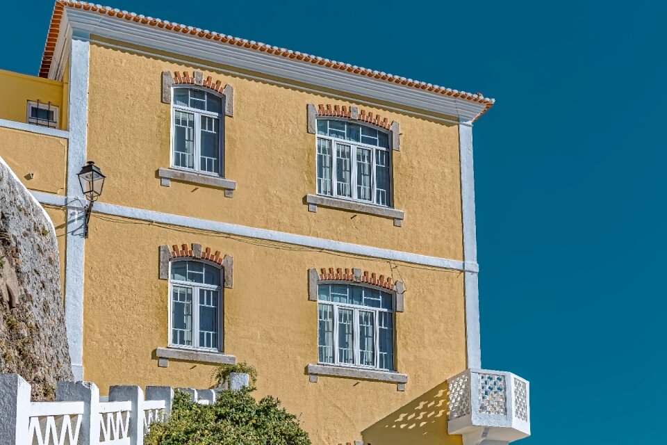 Architecture building sun