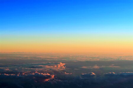 Sunset it's in the air sky