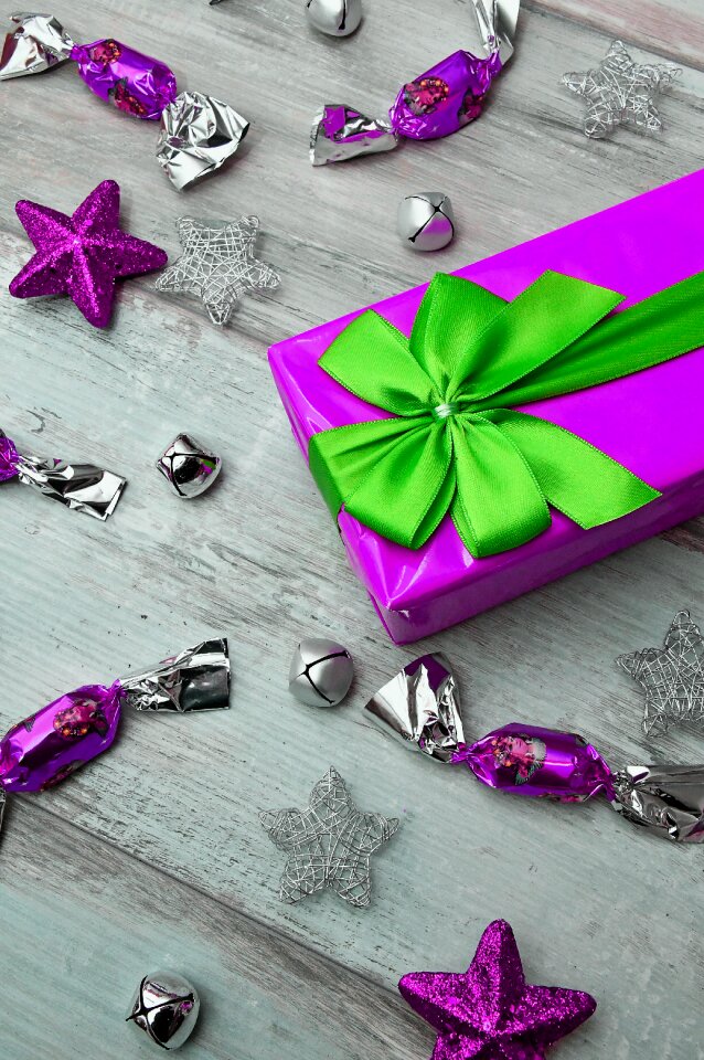 Purple holiday celebration