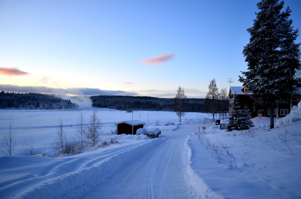 Snow winter scandinavia