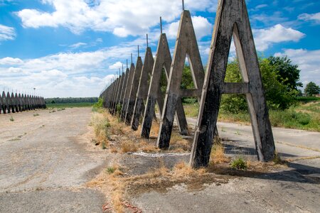Rent concrete abandoned