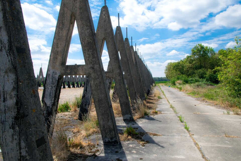 Rent concrete abandoned