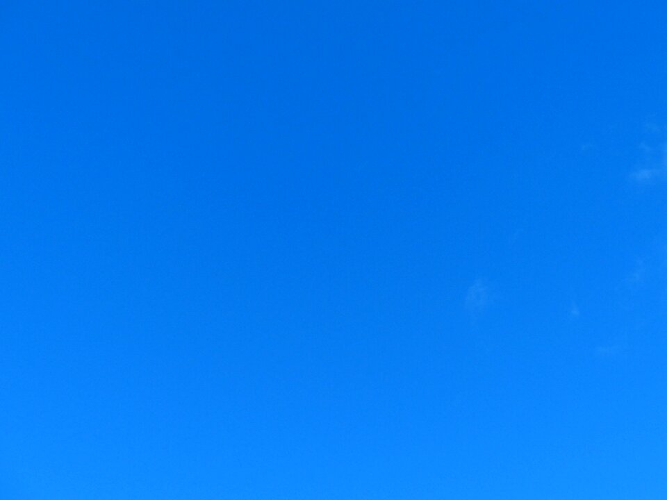 Partly cloudy blue background