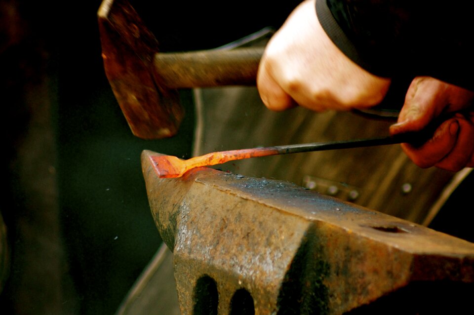 Blacksmith form hot