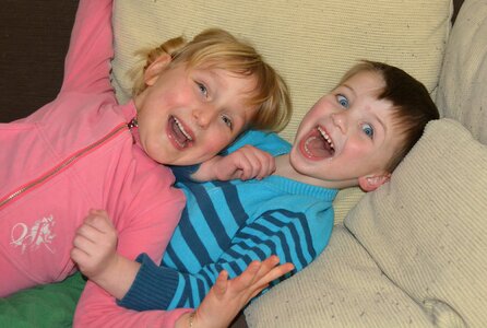 Children fun laugh