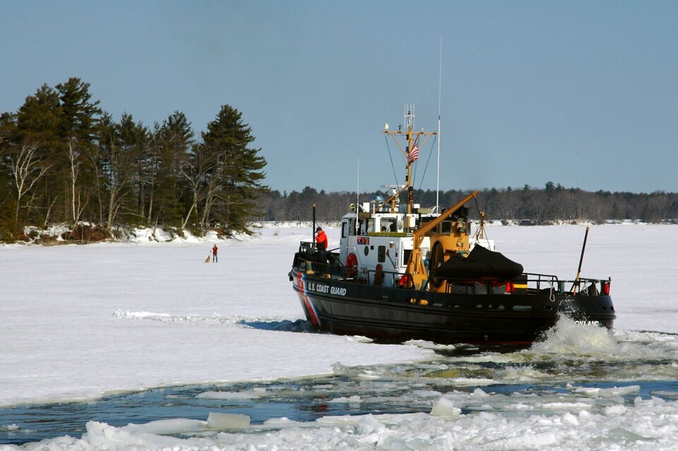 Ice cutter winter snow