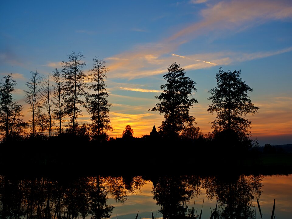 Sunset atmosphere romantic photo