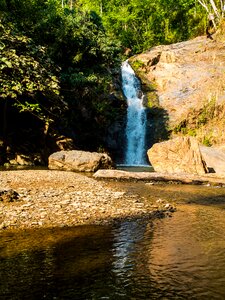 River landscape mountains north thailand photo