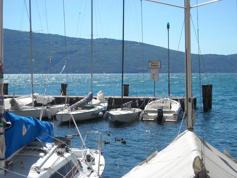 Boats port pier