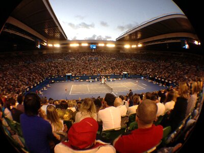 Stadium audience people