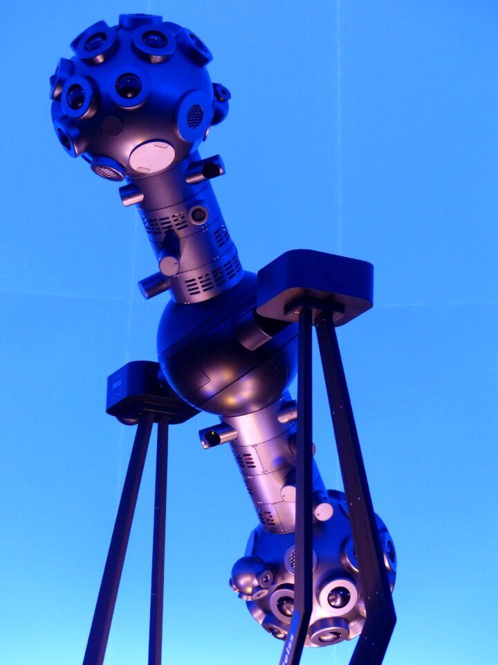Machine futuristic blue