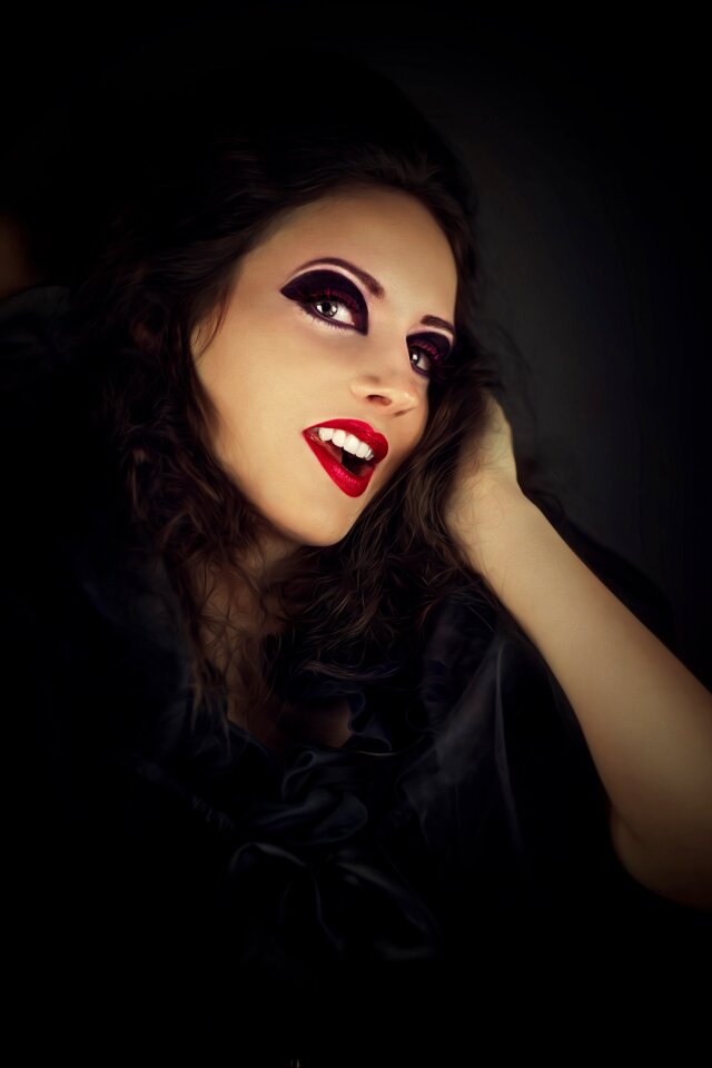 The witch black gothic