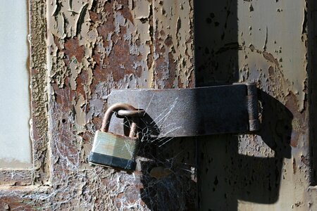 Weathered security protection photo