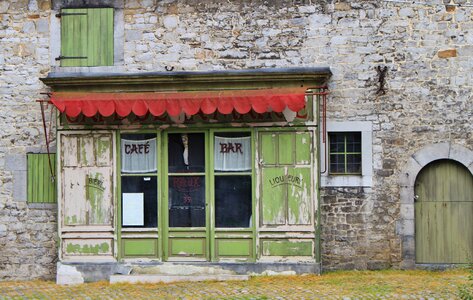 Wall window facade photo