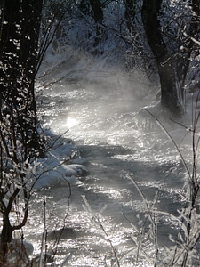 Bach watercourse winter photo