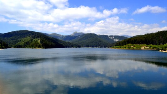 Landscape mountains sky photo