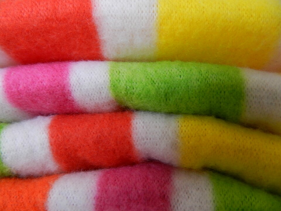 Colors stripes fabric