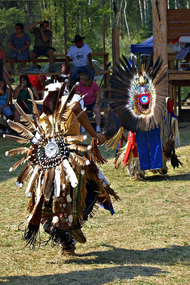 Powwow native dancer