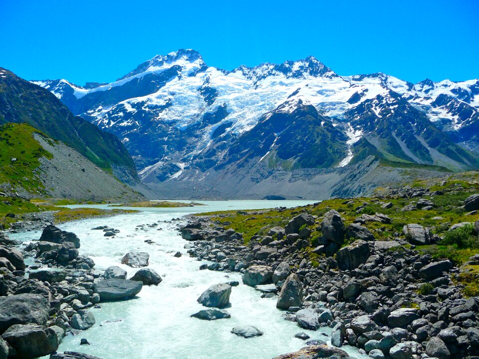 River meltwater mountain