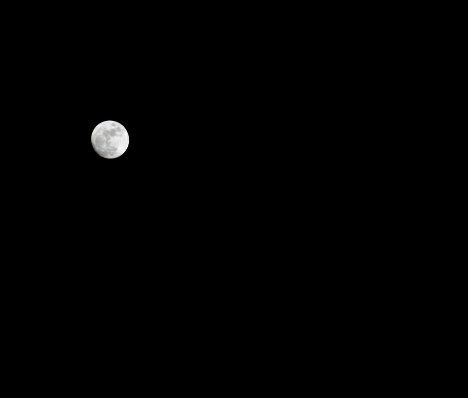 Distant black night