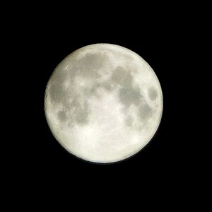 Night moon atmosphere photo