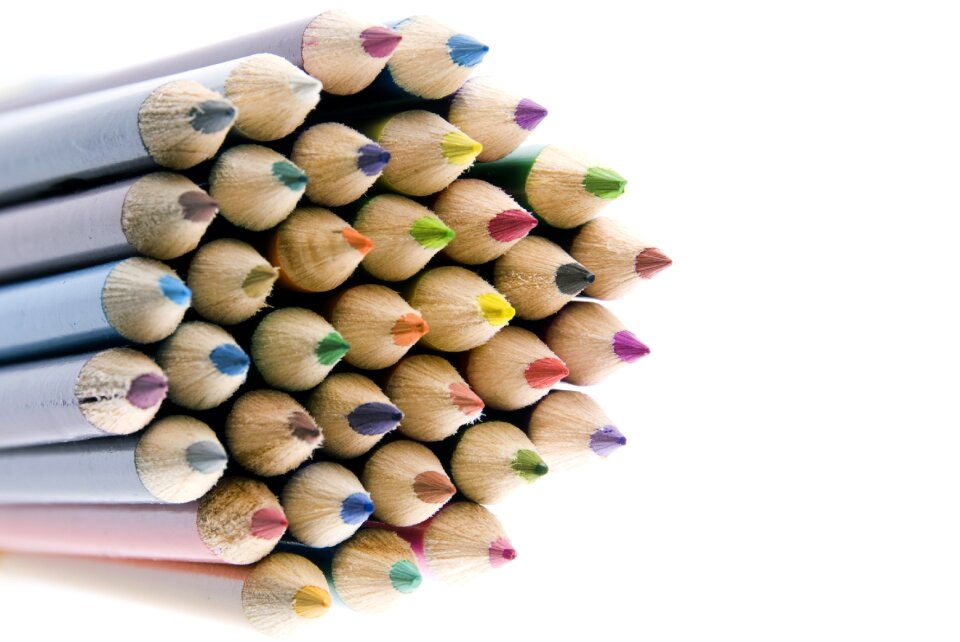 Draw pencils color