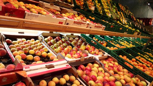 Fruits sale market photo