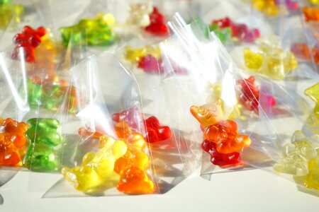 Mitbringsel cellophane gummi bear