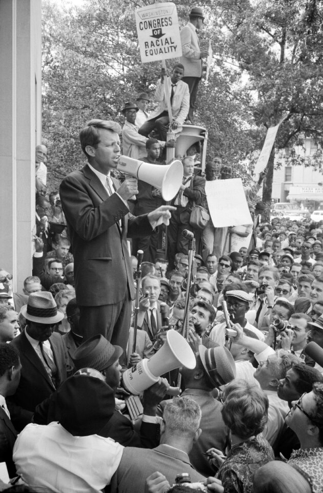 Racial equality racial segregation megaphone