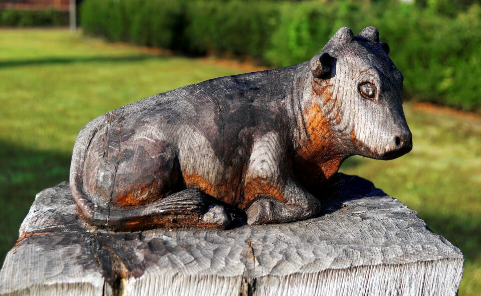 Art sculpture wood carving