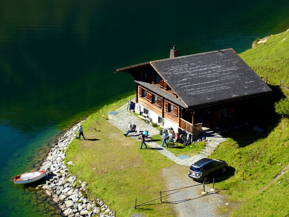 Mountain summit bergsee alpine
