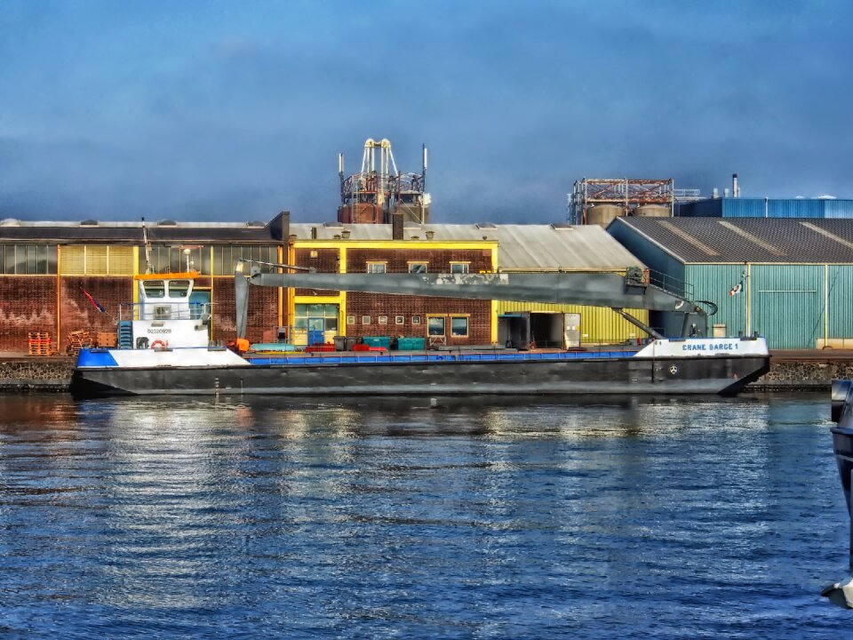 Port warehouses city