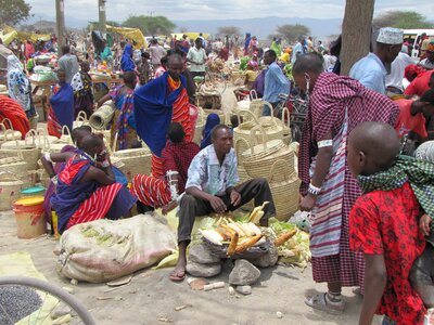 Tanzania masai baskets