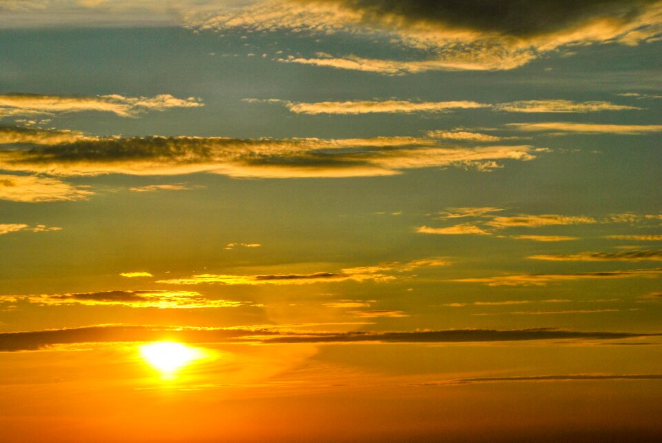 Sky clouds the backlight