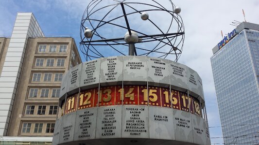 Building capital clock photo