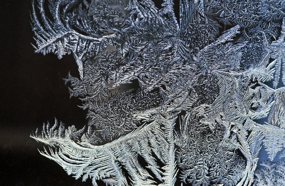 Eiskristalle frozen winter