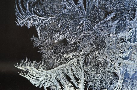 Eiskristalle frozen winter