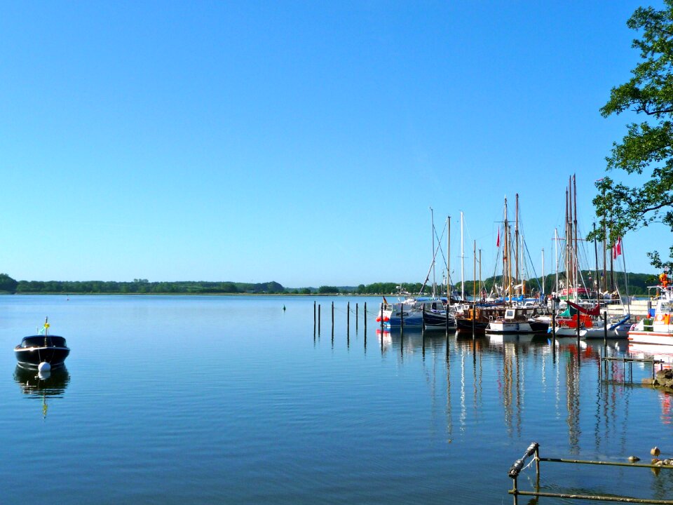 Dinghy ships water photo