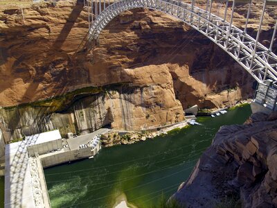 Steel bridge construction arizona photo