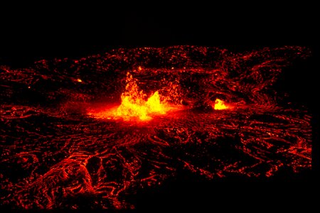 Night glowing heat