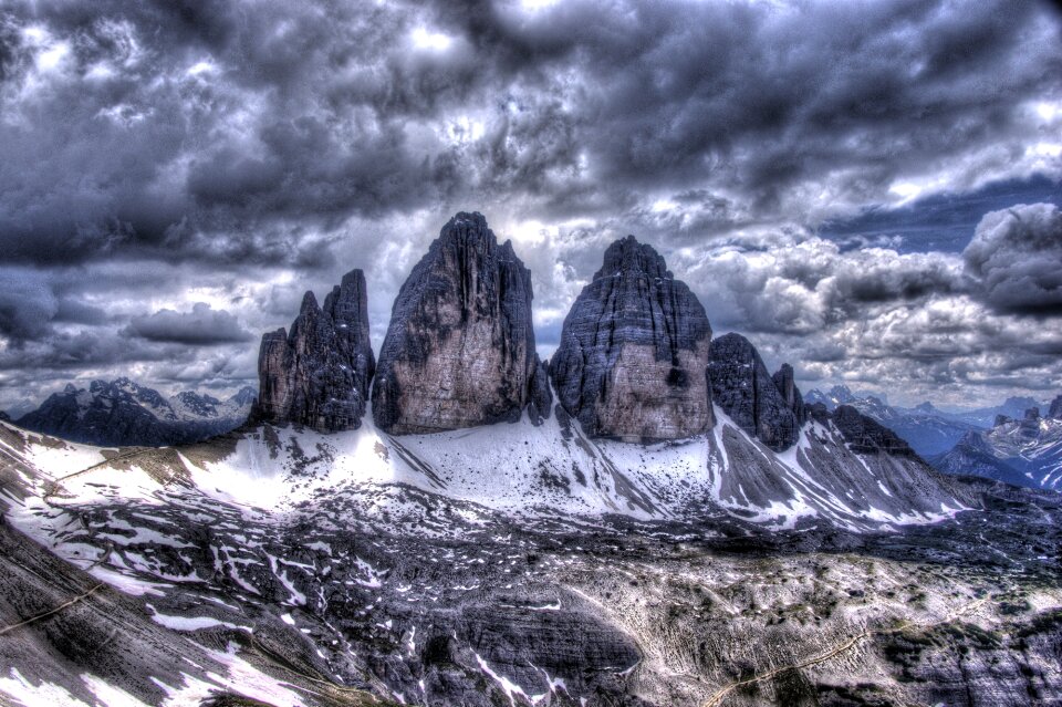 Three peaks lavaredo dolomites
