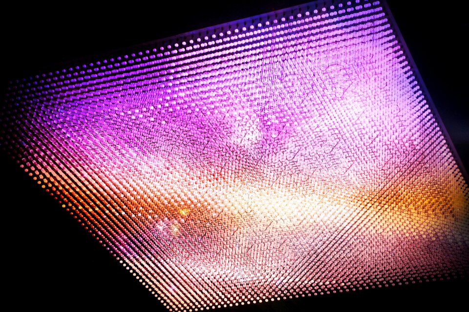 Colorful pink orange