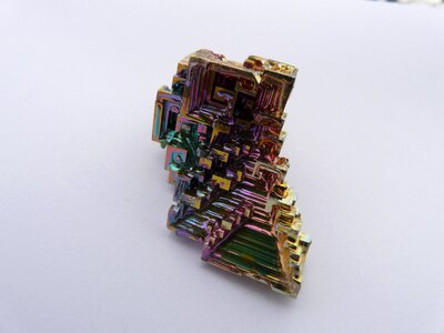 Bismuth bismuth crystal bismuth crystal level photo