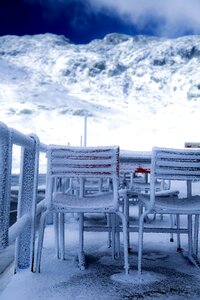 Tourism glacier break station