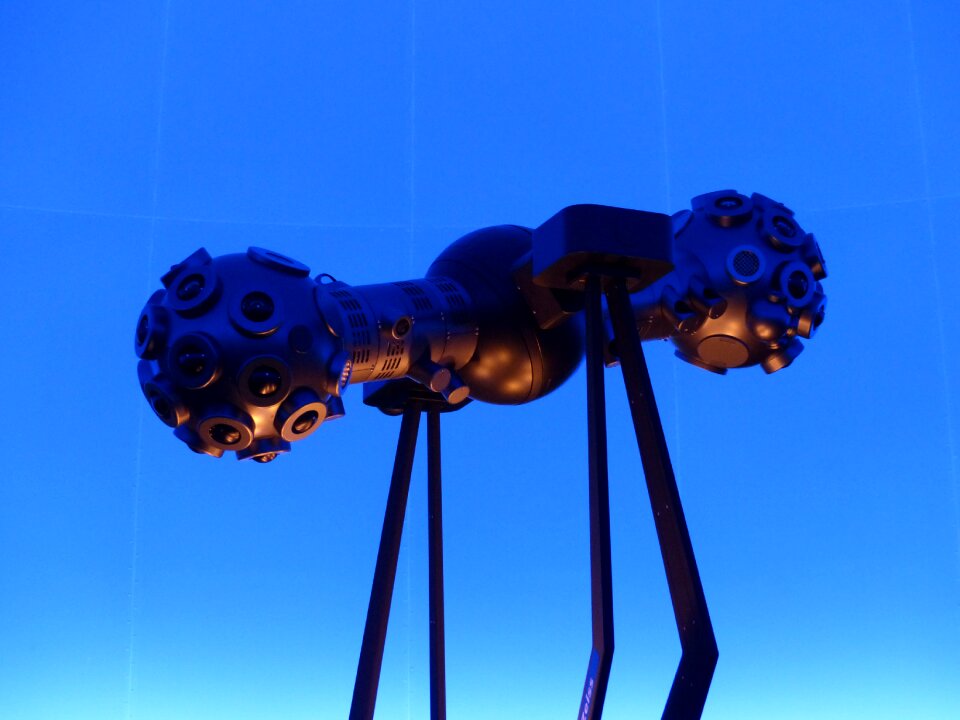 Machine futuristic blue